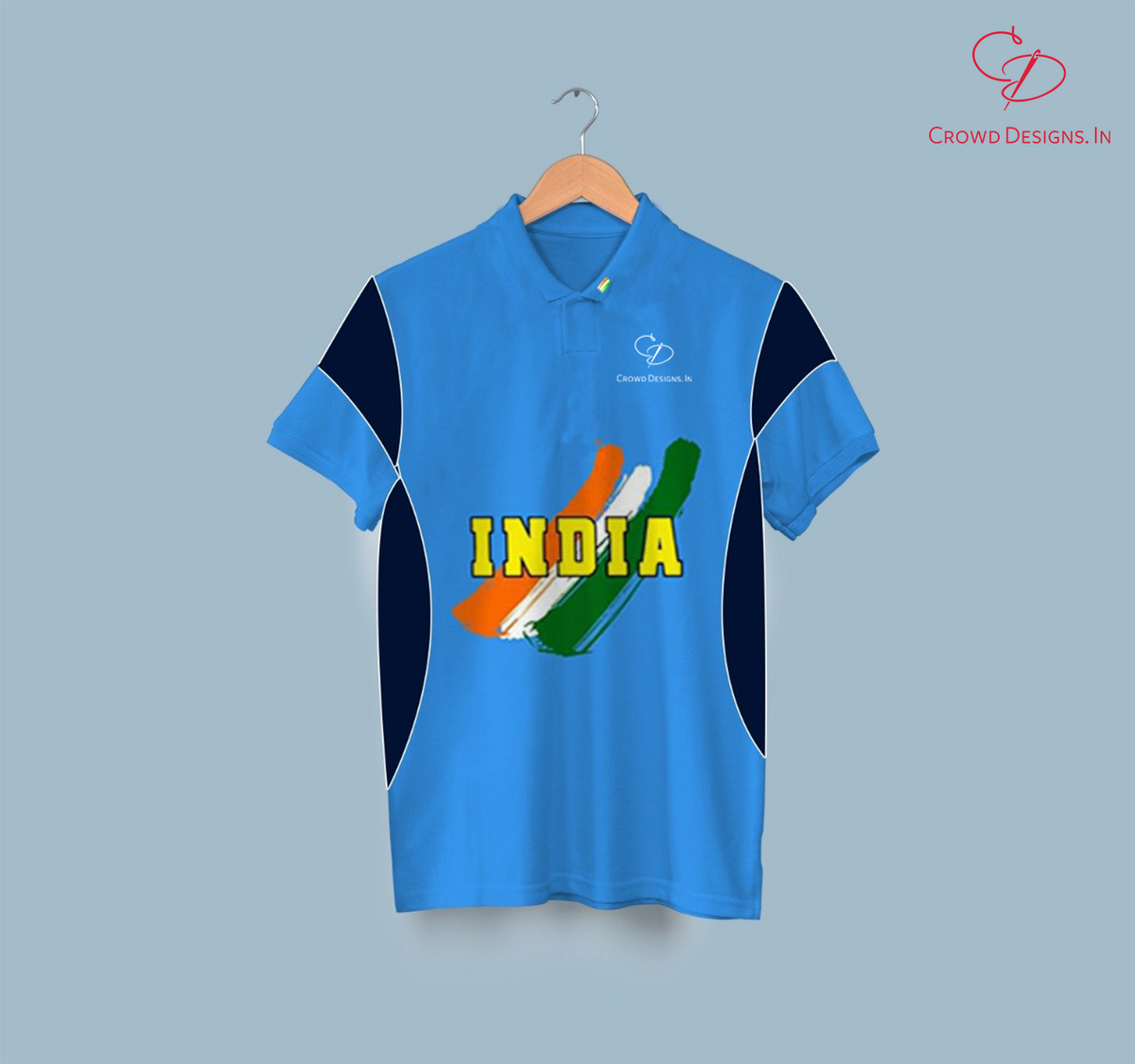 Indian cricket hotsell t shirt logo